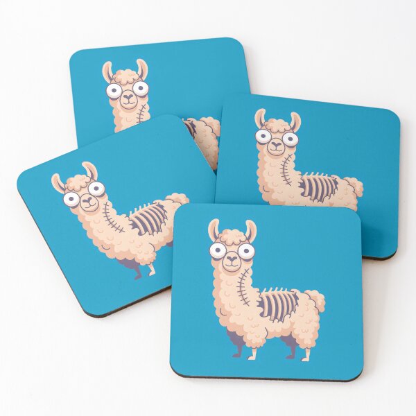 Item preview, Zombie Llama on Electric Blue – Artwork for Printing designed and sold by Montodesign.