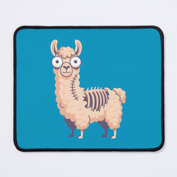 Item preview, Zombie Llama on Electric Blue – Artwork for Printing designed and sold by Montodesign.