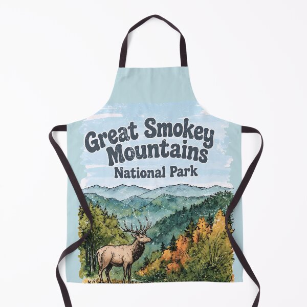 Item preview, Great Smoky Mountains National Park Colorful Landscape Cute Elk designed and sold by HowToCanadian.