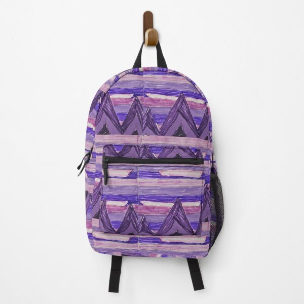 Item preview, Abstract mountain skyline scene purple designed and sold by DancingCreek.