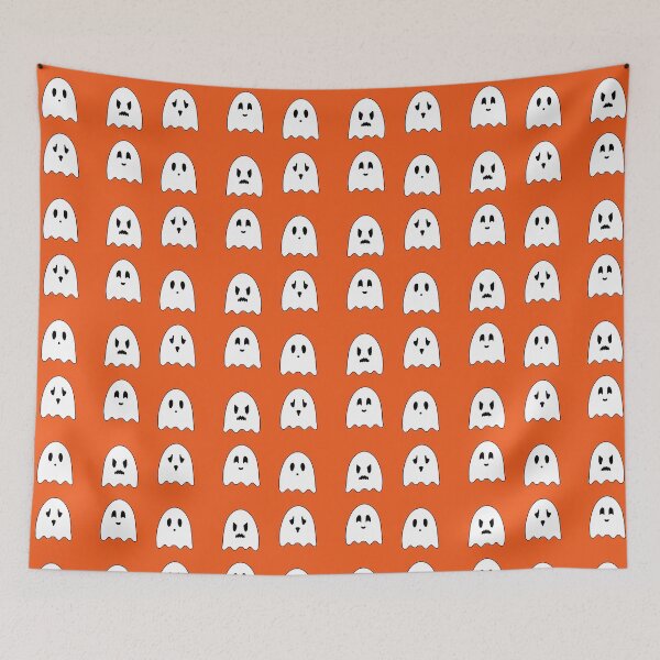 Item preview, Spooky Cute Small Ghost Ghosts Pattern designed and sold by lilpoltergeist.