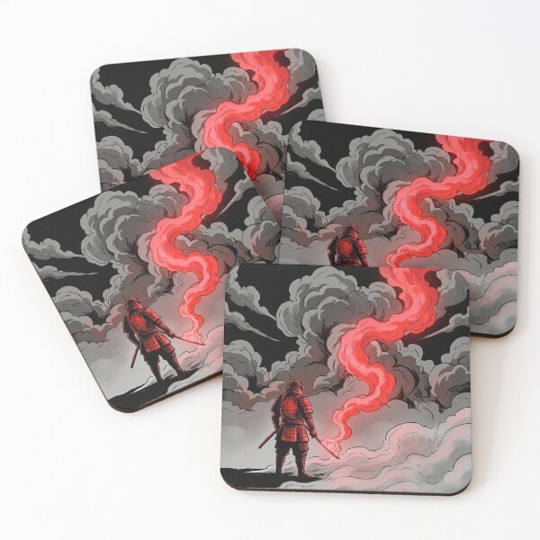 Item preview, The Flaming Katana - Cinematic Samurai Warrior designed and sold by WormJ.