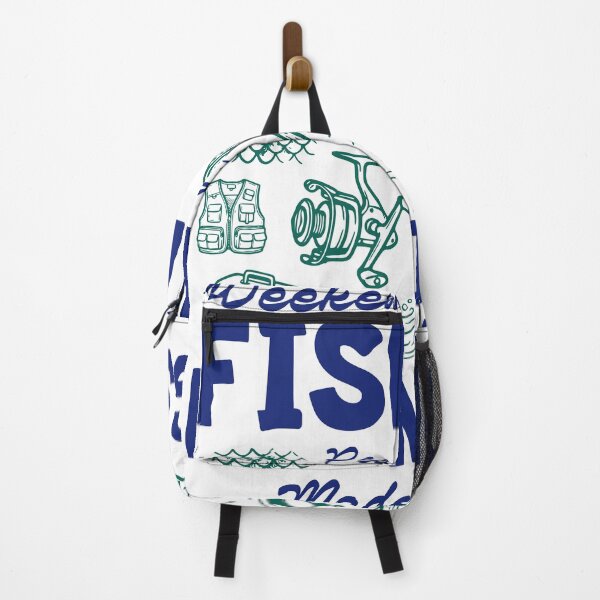 Item preview, Weekend Fishing Mornings Sticker, Peaceful Lake Fishing Decal designed and sold by TeeVerse27.