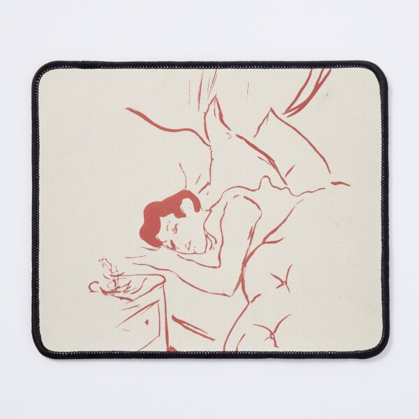 Item preview, Your Mouth by Henri de Toulouse-Lautrec | Minimalist Art Nouveau Fine Art Print designed and sold by artofuniverse.