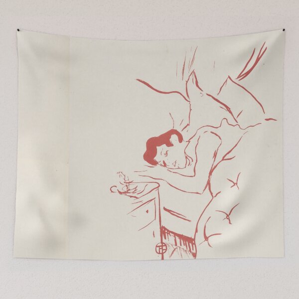 Item preview, Your Mouth by Henri de Toulouse-Lautrec | Minimalist Art Nouveau Fine Art Print designed and sold by artofuniverse.