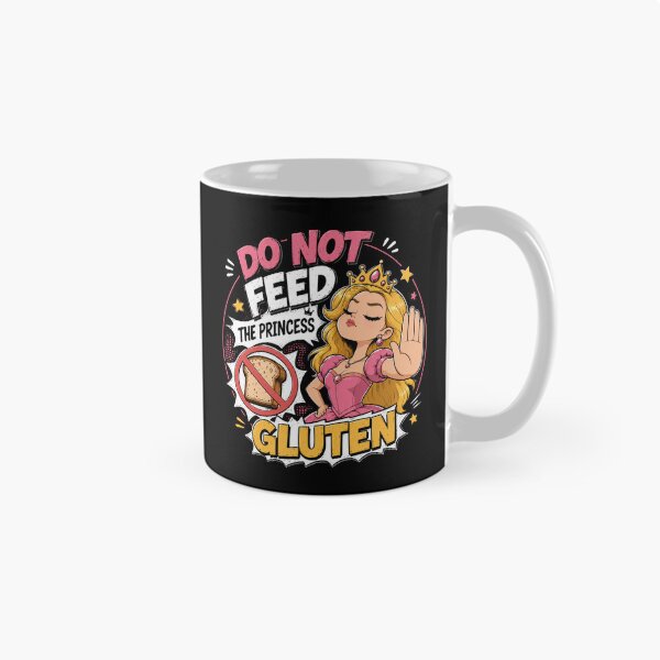 Item preview, Do Not Feed The Princess Gluten – Funny Gluten Free Comic Princess Shirt designed and sold by La-Nuna.