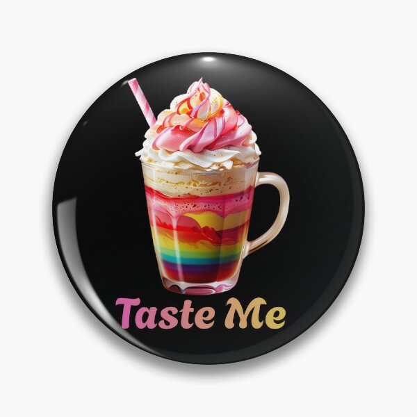 Item preview, Taste Me Rainbow Dessert Drink Art designed and sold by IMuDesigner.