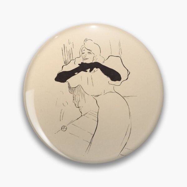 Item preview, Yvette Guilbert Linger Longer Loo by Henri de Toulouse-Lautrec | Art Nouveau Cabaret Poster Print designed and sold by artofuniverse.