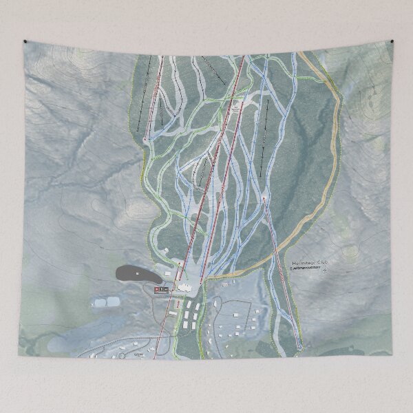 Item preview, Hermitage Club Resort Trail Map designed and sold by Mapsynergy.
