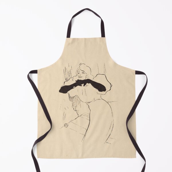 Item preview, Yvette Guilbert Linger Longer Loo by Henri de Toulouse-Lautrec | Art Nouveau Cabaret Poster Print designed and sold by artofuniverse.