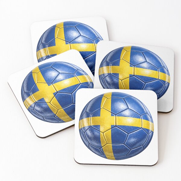 Item preview, Sweden Football Flag Design designed and sold by redsharkuk.