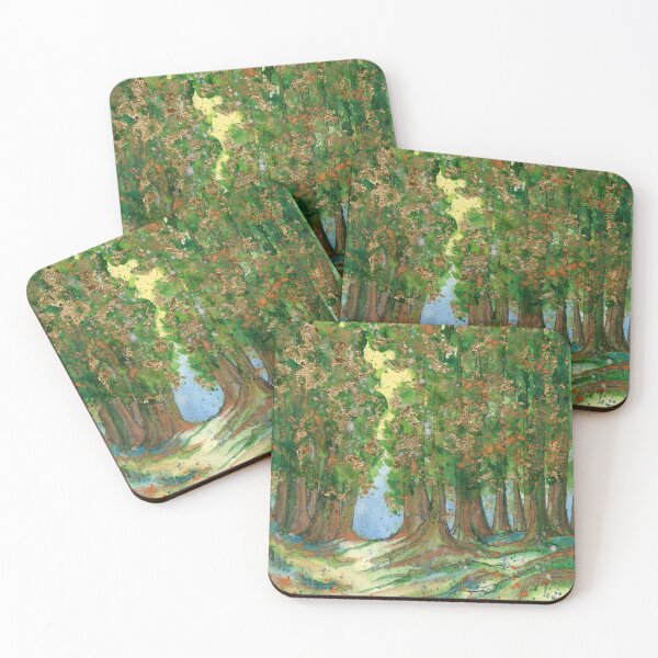 Item preview, Gilded Enchanted Forest: Whimsical Woodland Watercolour designed and sold by Cass Harker Studio.