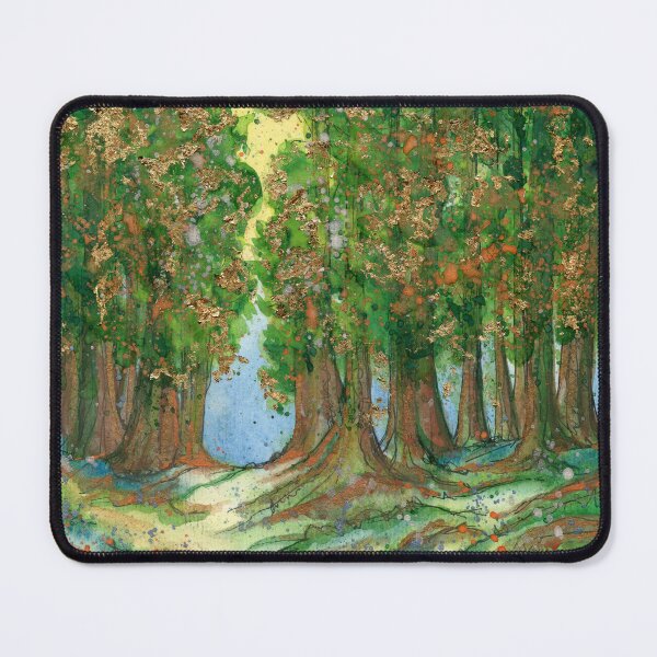 Item preview, Gilded Enchanted Forest: Whimsical Woodland Watercolour designed and sold by Cass Harker Studio.