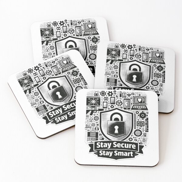 Item preview, ​Stay Secure Stay Smart Cybersecurity IT Tech Design designed and sold by JREEHBRAND.