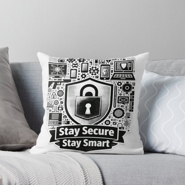 Item preview, ​Stay Secure Stay Smart Cybersecurity IT Tech Design designed and sold by JREEHBRAND.
