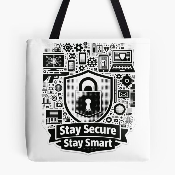 Item preview, ​Stay Secure Stay Smart Cybersecurity IT Tech Design designed and sold by JREEHBRAND.
