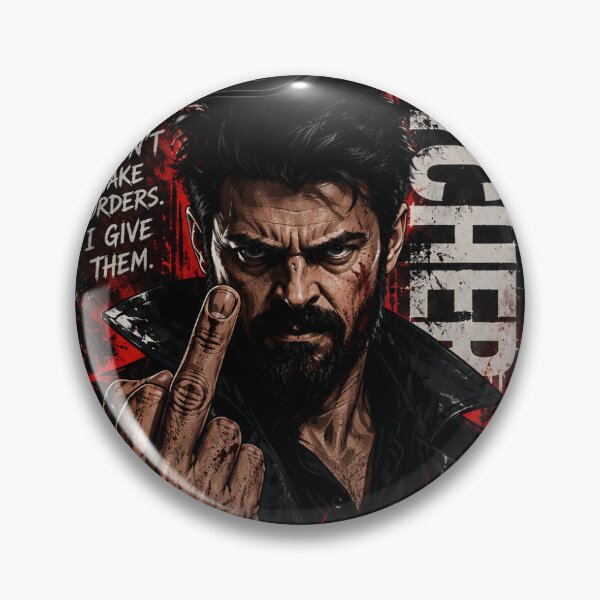 Item preview, Billy Butcher No Mercy iPhone Case designed and sold by MoodPopz Studio.