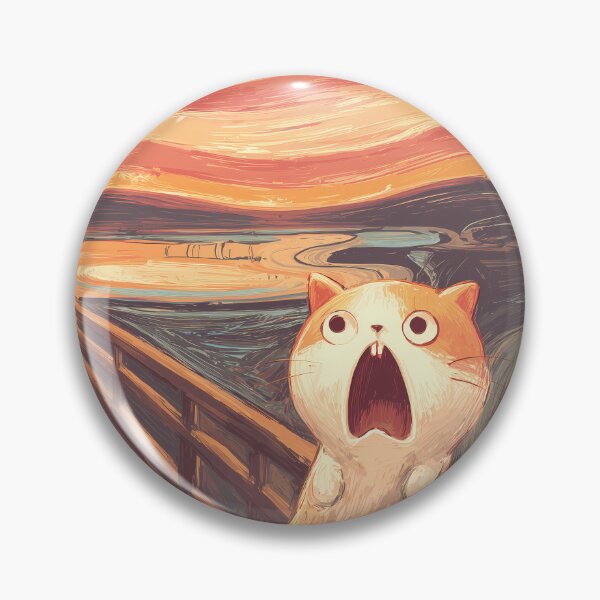 Item preview, Cat Spoof of The Scream by Edvard Munch designed and sold by ClubVacay.
