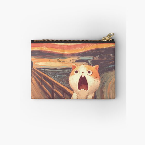 Aperçu de l'œuvre Parodie féline du Cri d'Edvard Munch créée et vendue par ClubVacay.