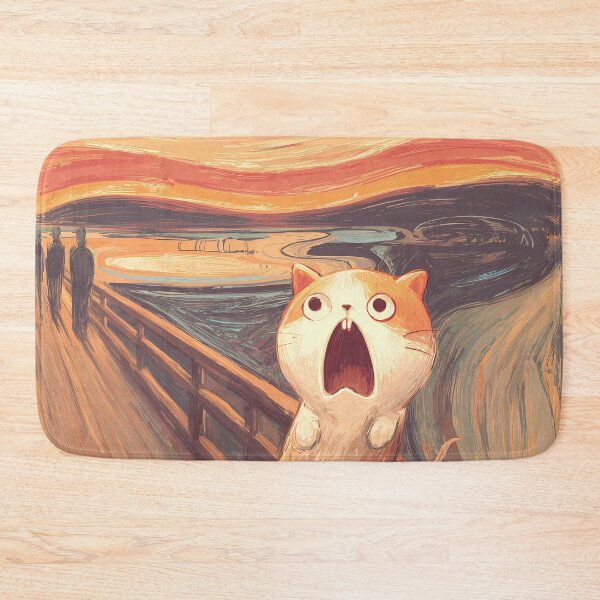 Item preview, Cat Spoof of The Scream by Edvard Munch designed and sold by ClubVacay.