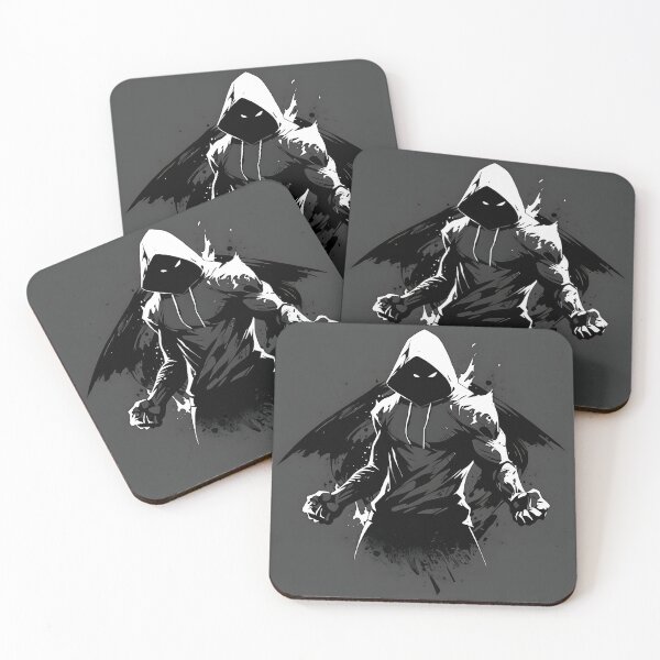 Item preview, Urban Reaper: Dark Hooded Warrior Silhouette designed and sold by Z-RankCUSTOMS.
