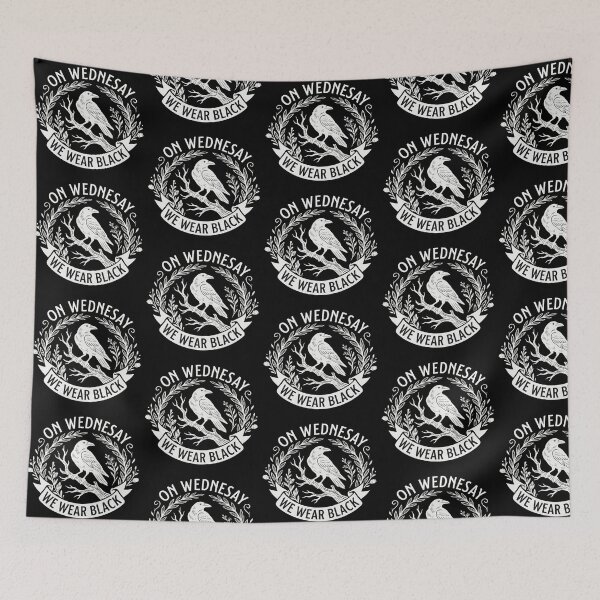 Item preview, On Wednesday We Wear Black designed and sold by Tablotique.