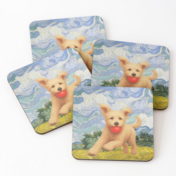 Item preview, Doodle Daisy jumping out of pastel painting designed and sold by Doodles Down South.