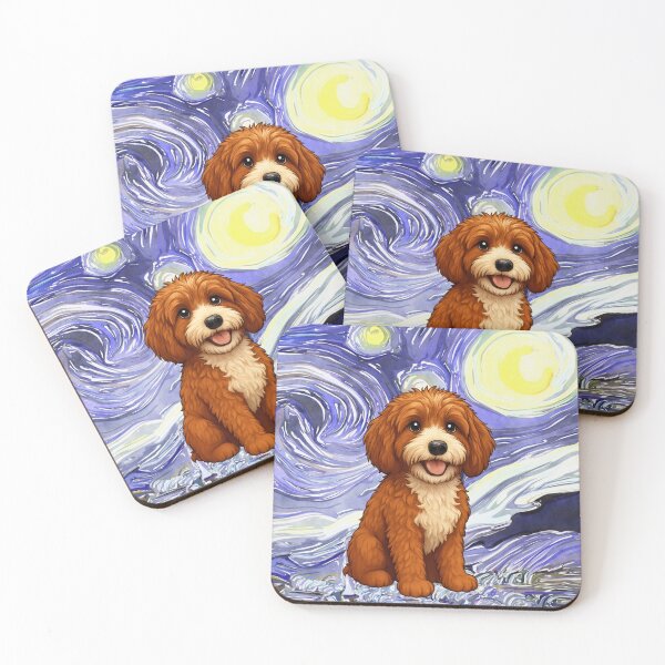 Item preview, Doodle Leo in moonlit painting designed and sold by Doodles Down South.