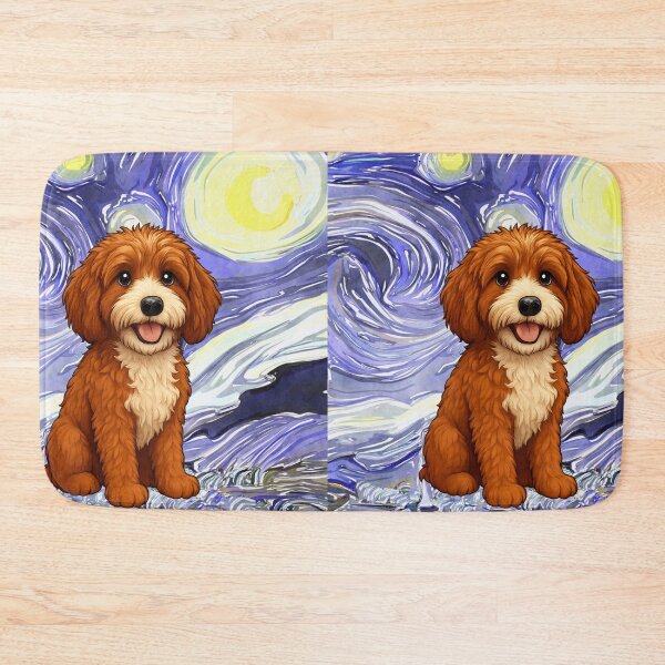 Item preview, Doodle Leo in moonlit painting designed and sold by Doodles Down South.
