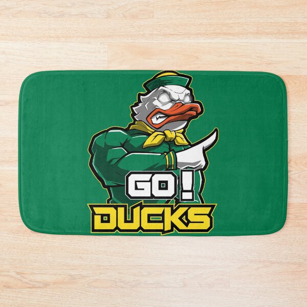 Item preview, Go Ducks - Fierce Green and Yellow Mascot Illustration designed and sold by Canache.