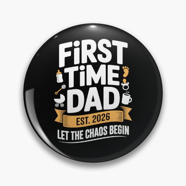 Item preview, First Time Dad Est. 2026 Let the Chaos Begin Father's Day Gift for New Dad designed and sold by Say It With Ink.