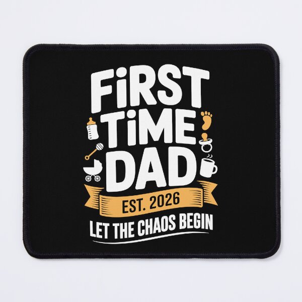 Item preview, First Time Dad Est. 2026 Let the Chaos Begin Father's Day Gift for New Dad designed and sold by Say It With Ink.