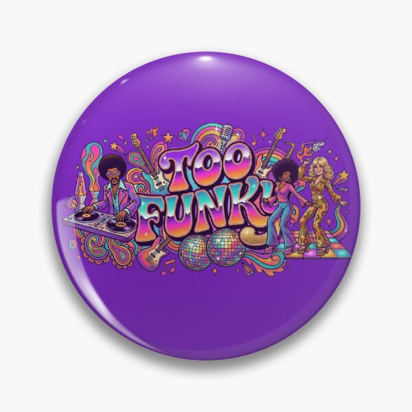 Item preview, Too Funky - Retro Funk & Disco Party designed and sold by TB-73.