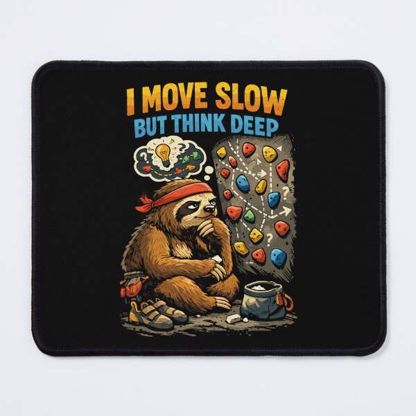 Item preview, Sloth bouldering – Comic climbing shirt designed and sold by Pineapple-Tree.