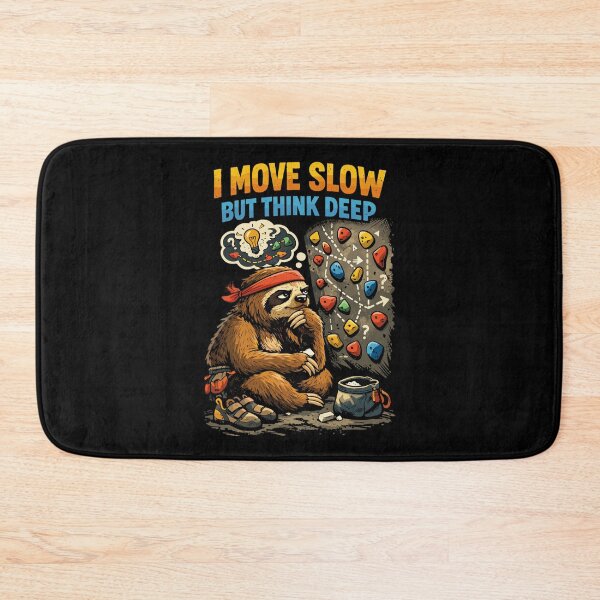 Item preview, Sloth bouldering – Comic climbing shirt designed and sold by Pineapple-Tree.