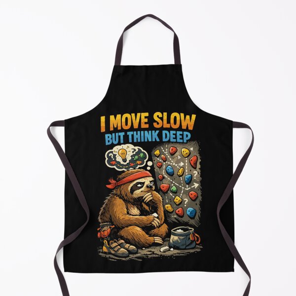 Item preview, Sloth bouldering – Comic climbing shirt designed and sold by Pineapple-Tree.