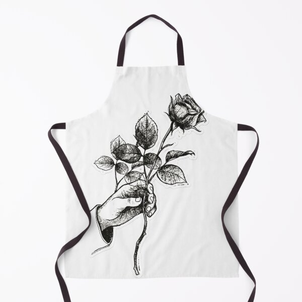 Item preview, Vintage Rose Sketch Hand Holding Rose Drawing designed and sold by JeevanStickers.