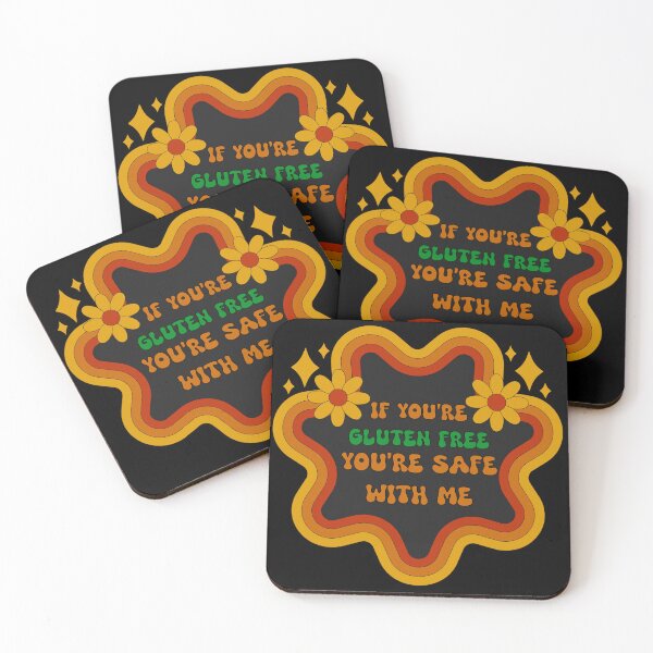 Item preview, If You’re Gluten Free You’re Safe With Me Retro Design designed and sold by Vileprint.