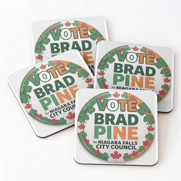 Item preview, Vote Brad Pine designed and sold by Niagara-ReVolt.