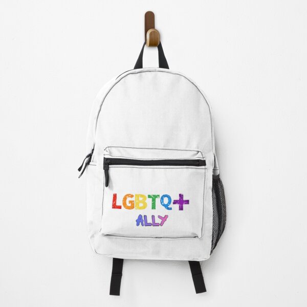 Item preview, LGBTQ+ Ally Rainbow Typography Design designed and sold by The Sandy Design Store.
