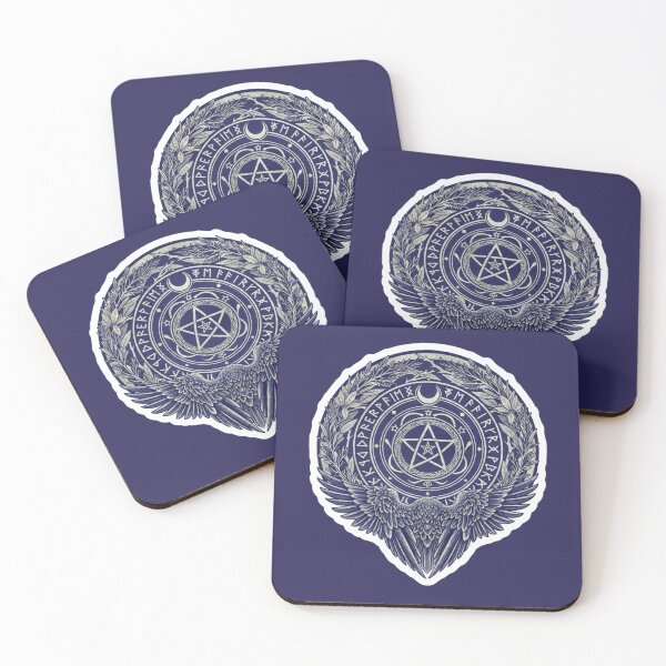 Item preview, Mystic Pentagram with Wings - Occult Symbol Art designed and sold by TB-73.