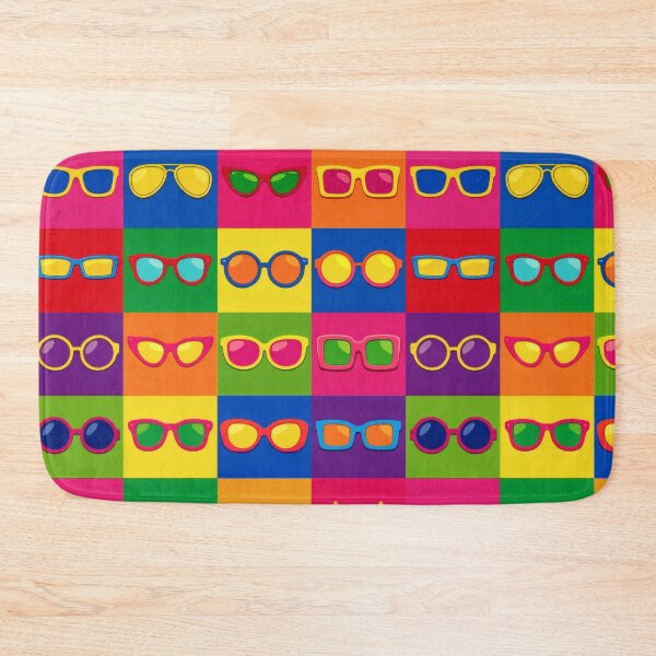 Item preview, Retro Pop Art Sunglasses Colorful Andy Warhol Pattern designed and sold by Ela Design Studio .