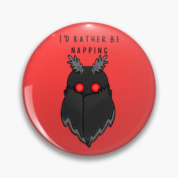 Item preview, Mothman Napping designed and sold by PhoenixGrimm.