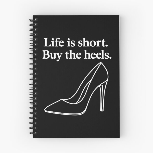 Item preview, Life is short. Buy the heels. Line art designed and sold by Pineapple-Tree.