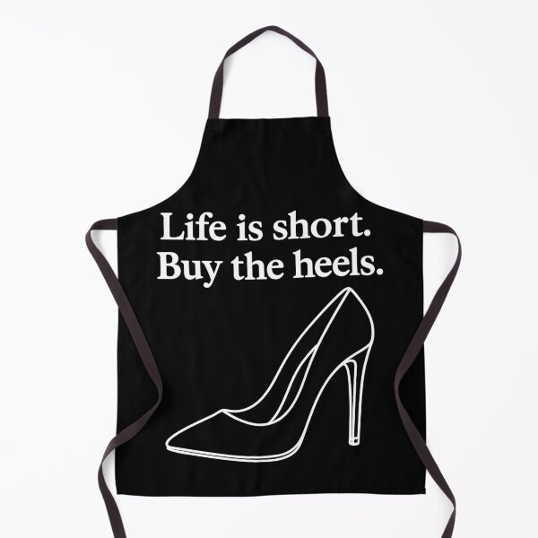 Item preview, Life is short. Buy the heels. Line art designed and sold by Pineapple-Tree.