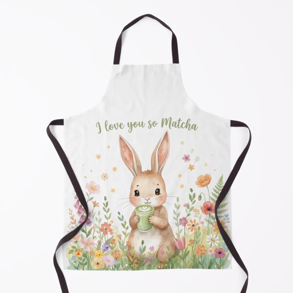Item preview, I Love You So Matcha Bunny  designed and sold by StrawberryStudio.