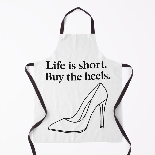 Item preview, Life is short. Buy the heels. Line art designed and sold by Pineapple-Tree.