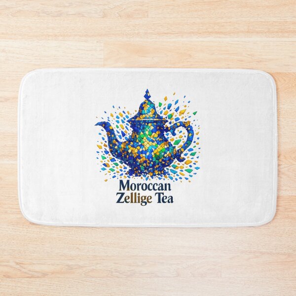 Item preview, Moroccan Zellige Tea Mosaic – International Tea Day designed and sold by LuveraxArt.