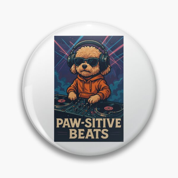 Item preview, DJ Maltipoo – Paw-sitive Beats in the nightclub designed and sold by Pineapple-Tree.