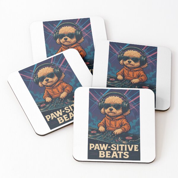 Item preview, DJ Maltipoo – Paw-sitive Beats in the nightclub designed and sold by Pineapple-Tree.